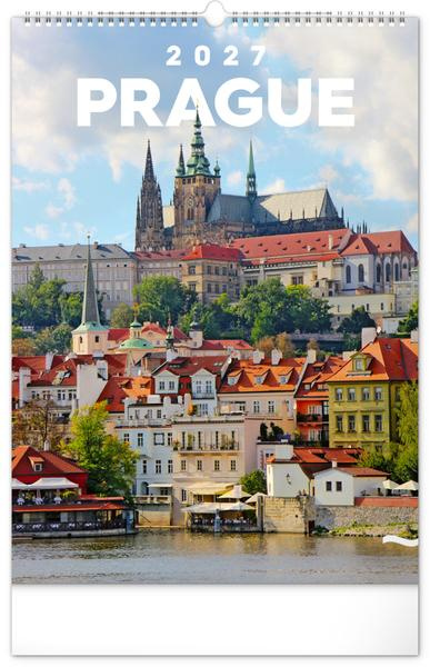 Nástěnný kalendář Praha 2027 33 × 46 cm NOTIQUE