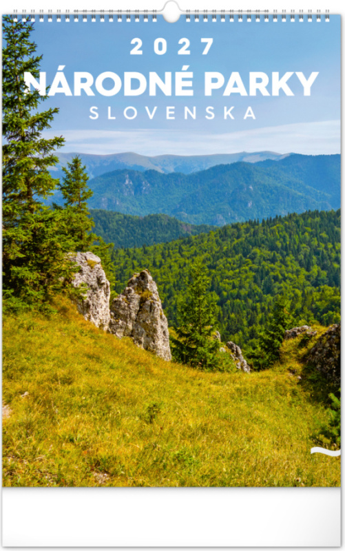 NOTIQUE Nástenný kalendár Národné parky Slovenska 2027, 33 x 46 cm Presco Group