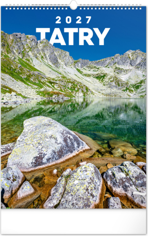 NOTIQUE Nástenný kalendár Tatry 2027, 33 x 46 cm Presco Group