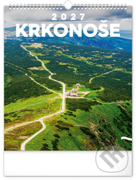 NOTIQUE Nástenný kalendár Krkonoše CZ 2027, 30 x 34 cm