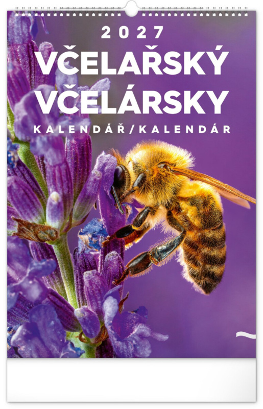 Notique nástěnný včelařský kalendář CZ/SK 2027 (33 × 46 cm)