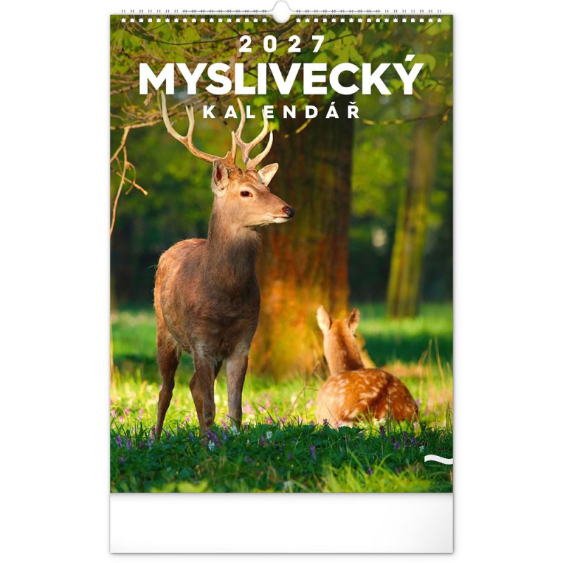 Notique nástěnný kalendář Myslivecký 2027 33 × 46 cm