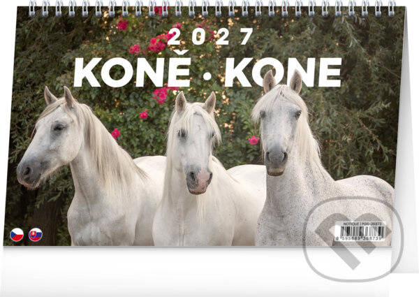 Notique stolní kalendář Koně 2027 (CZ/SK)