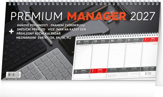 Premium Manager 2027 - stolní pracovní kalendář