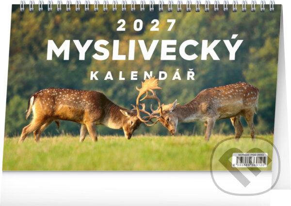 NOTIQUE stolní Myslivecký kalendář 2027 (řádky) - Miroslav Hlávek (ilustrátor)