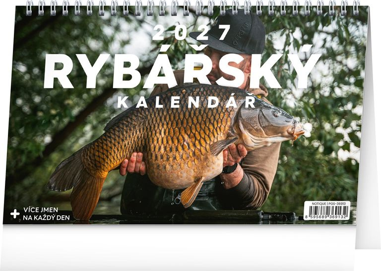 Notique stolní rybářský kalendář 2027
