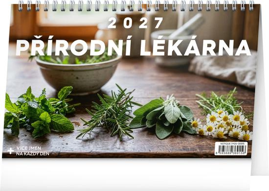 Notique stolní kalendář Přírodní lékárna 2027