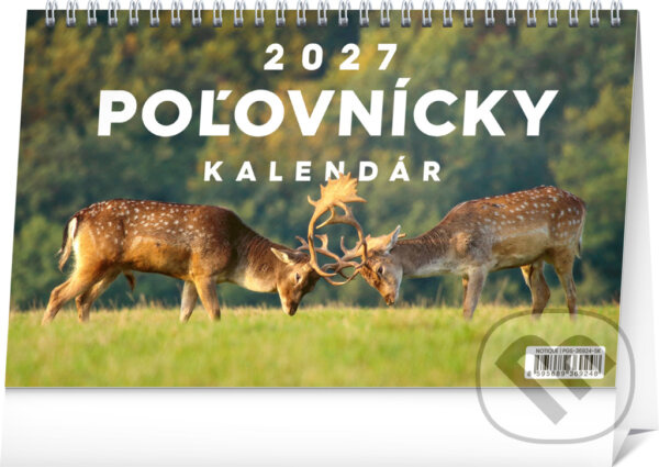 Notique stolní myslivecký kalendář 2027 23,1 × 14,5 cm