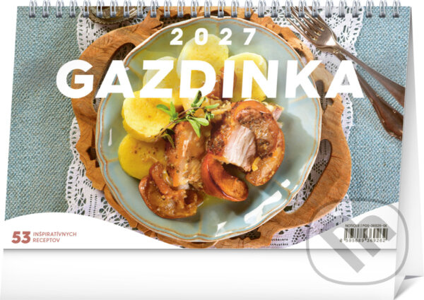 NOTIQUE Stolový kalendár Gazdinka 2027 (riadkový)