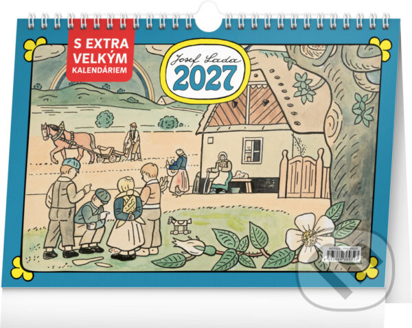 NOTIQUE Stolní kalendář Josef Lada 2027 (s extra velkým kalendáriem),NOTIQUE Stolní kalendář Josef Lada 2027 (s extra velkým kalendáriem)