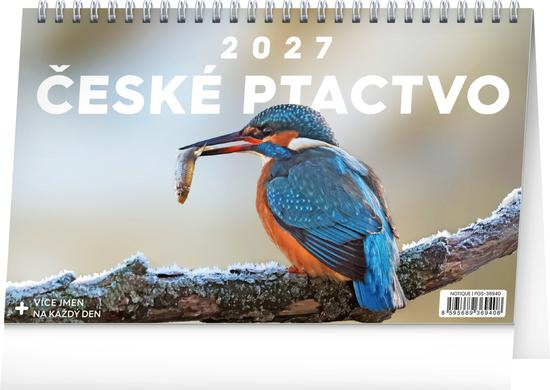 Notique stolní kalendář České ptactvo 2027