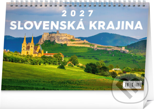 Notique stolní kalendář Slovenská krajina 2027 (23,1 × 14,5 cm)