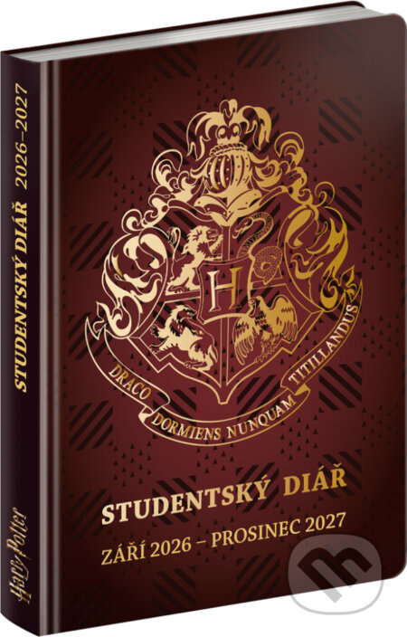 Studentský diář Harry Potter září 2026 – prosinec 2027 9,8 × 14,5 cm