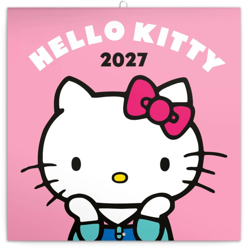 Notique poznámkový kalendář Hello Kitty 2027 30 × 30 cm