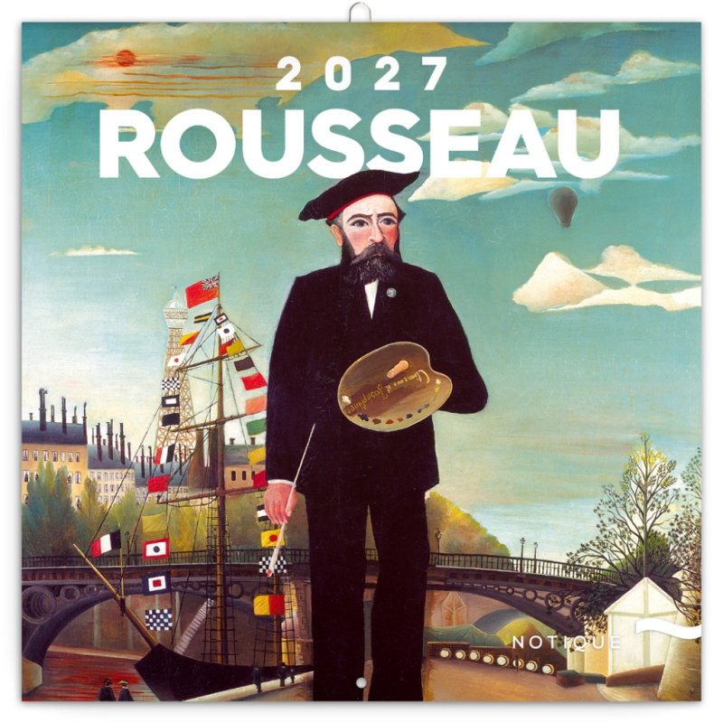 Notique mřížkový kalendář Henri Rousseau 2027 30 × 30 cm