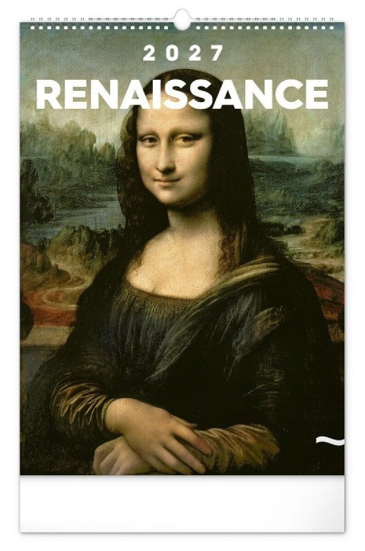 NOTIQUE Nástěnný kalendář Renesance 2027, 33 x 46 cm Presco Group