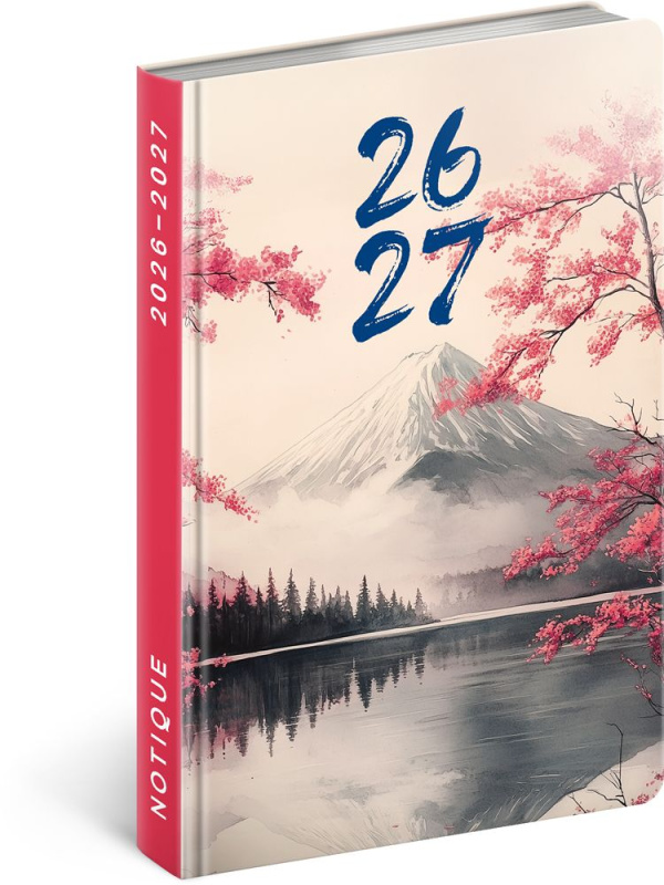 Notique 18měsíční diář Petito Japonsko 2026/2027, 11 × 16 cm