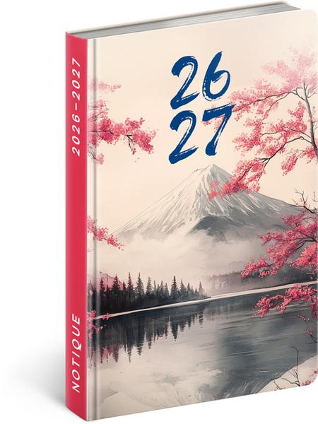 Notique 18měsíční diář Petito Japonsko 2026/2027, 11 × 16 cm