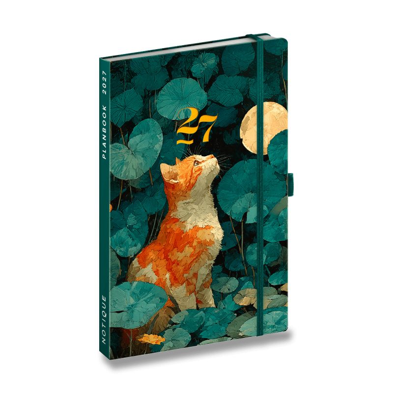 Presco Planbook 2027 - diář / notes - Kočka