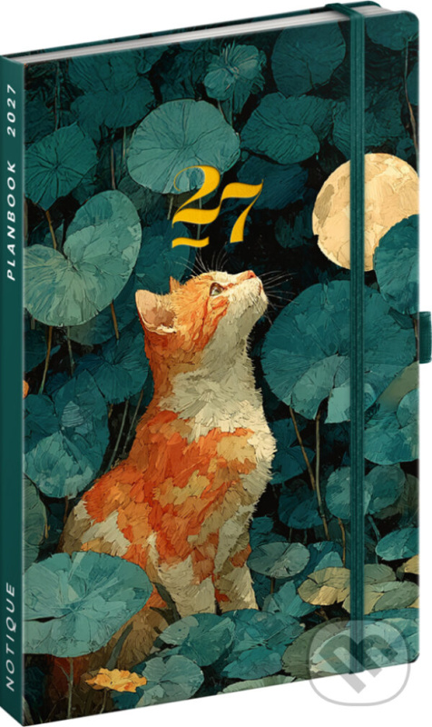 Presco Planbook 2027 - diář / notes - Kočka