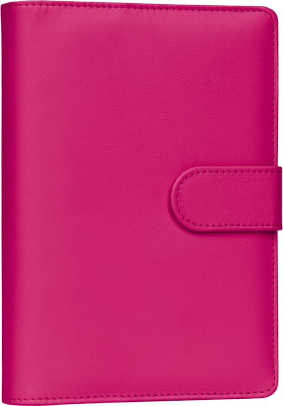 Notique týdenní kroužkový diář refill 2027 fuchsiový 12,5 × 19 cm