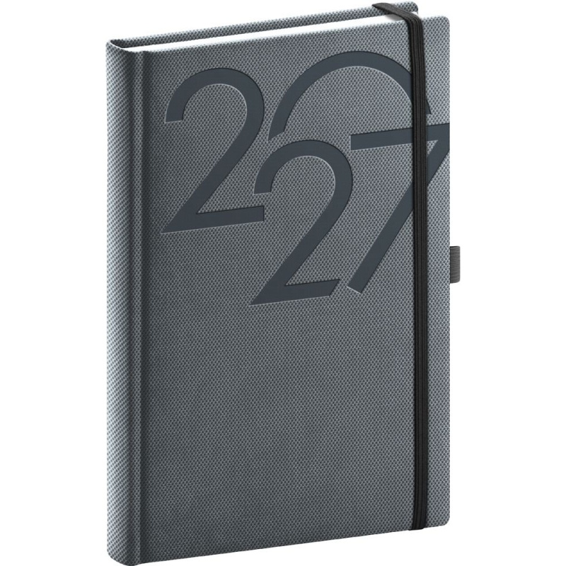 Notique denní diář Ajax 2027 černý 15 × 21 cm
