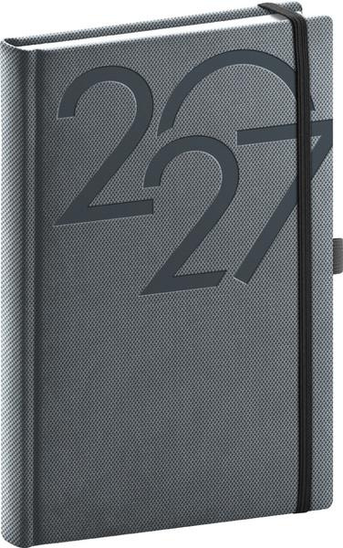 Notique denní diář Ajax 2027 černý 15 × 21 cm