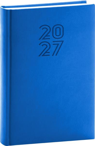 Presco Aprint 2027 - denní diář A5 - modrý
