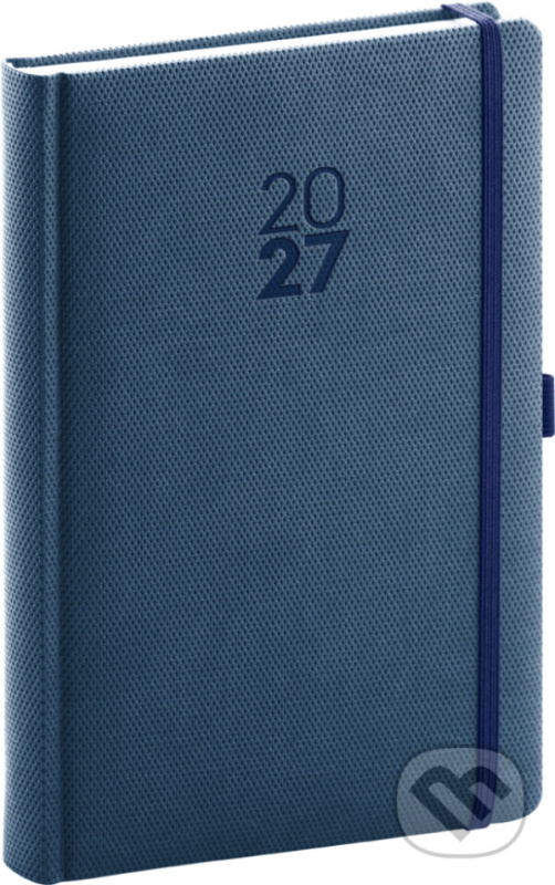 Presco Notique Diamante 2027 - denní diář A5 - modrý