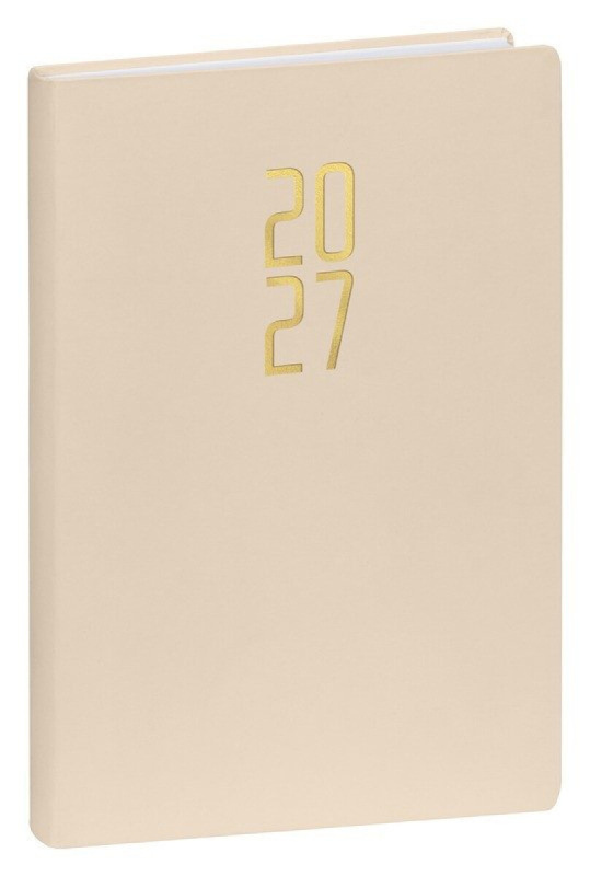 Notique denní diář Ponza 2027 béžový 15 × 21 cm