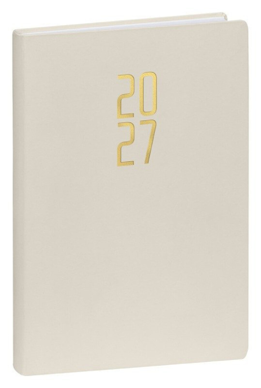 Notique denní diář Ponza 2027 krémový 15 × 21 cm