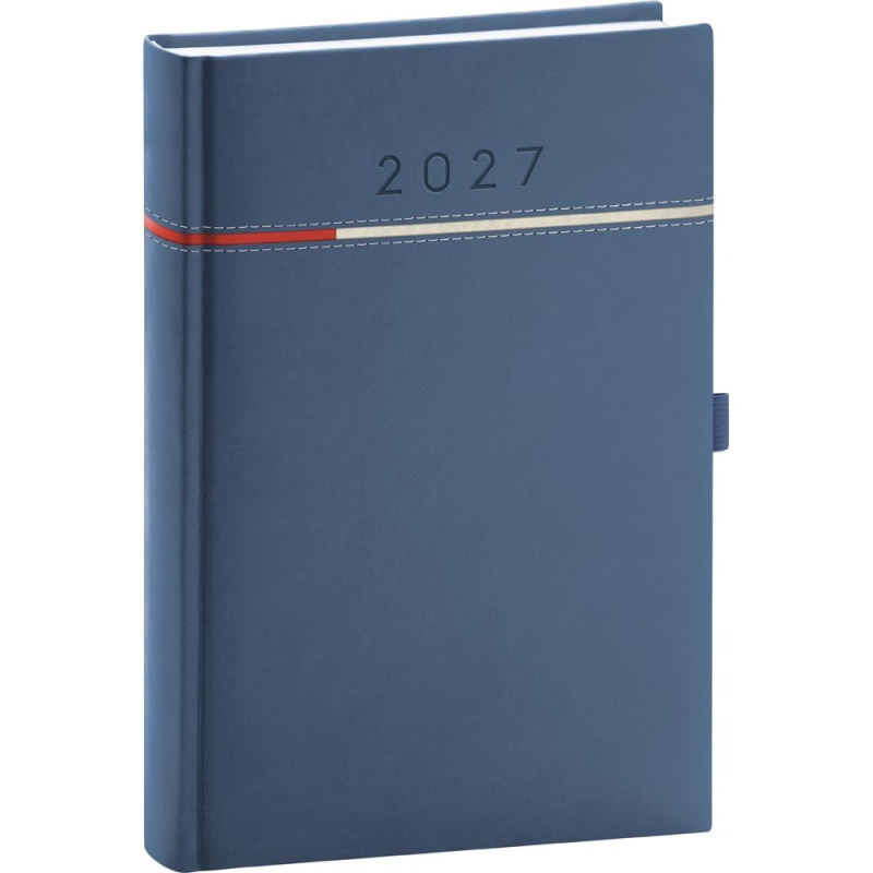 Presco Tomy 2027 - denní diář A5 - modrý