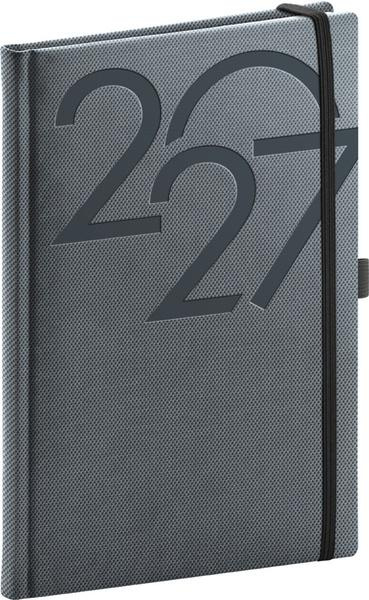 Notique týdenní diář Ajax 2027 černý 15 × 21 cm