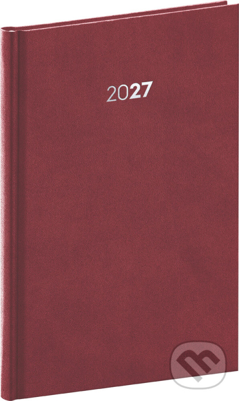 NOTIQUE Týždenný diár Balakon 2027 (bordový) (stĺpcový),NOTIQUE Týždenný diár Balakon 2027 (bordový) (stĺpcový)