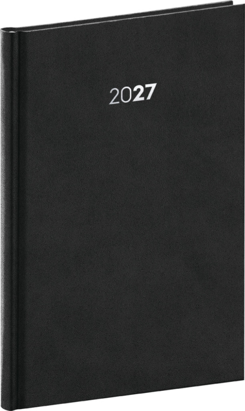 Presco Balakon 2027 - týdenní diář A5 - černý