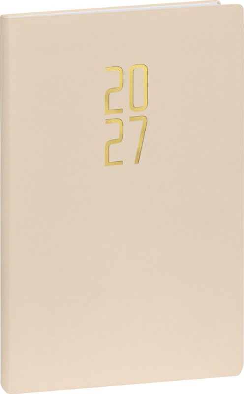 Notique týdenní diář Ponza 2027 béžový 15 × 21 cm