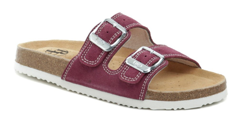 Best Feet BY-213-10-95 bordó dámské nazouváky EUR 42