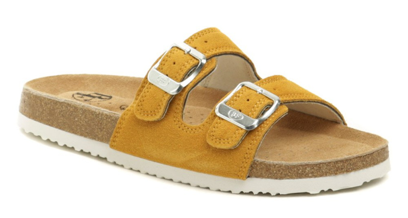 Best Feet BY-213-10-10 žluté dámské nazouváky EUR 36