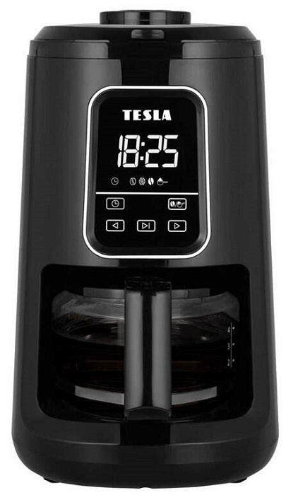 Překapávací kávovar s mlýnkem Tesla CoffeeMaster ES400 / 900 W / 0,6 l / černá Varianta: ivi1
