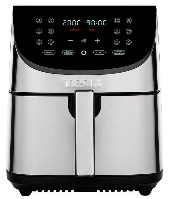 Horkovzdušná fritéza Tesla AirCook Q70 XXL / 1700 W / 8 l / stříbrná/černá Varianta: ivi1