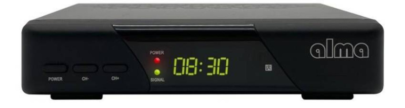 Set-top box ALMA 2820 / DVB-T2 / USB / HEVC (H.265) / černá Varianta: ivi1
