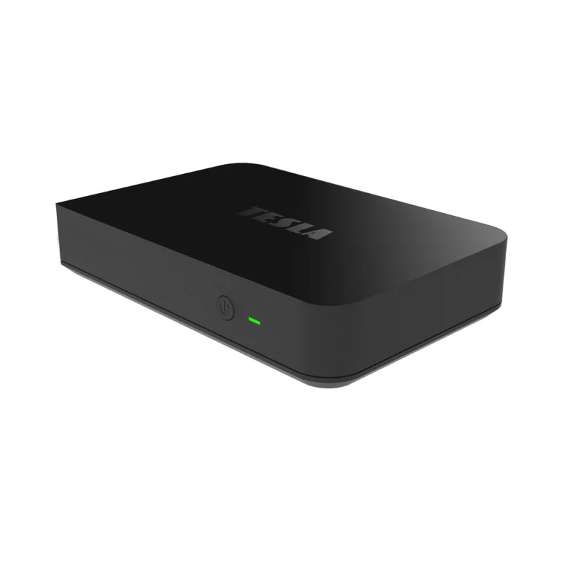 TESLA MediaBox XT850 hybridní multimediální přehrávač s DVB-T2 Černá