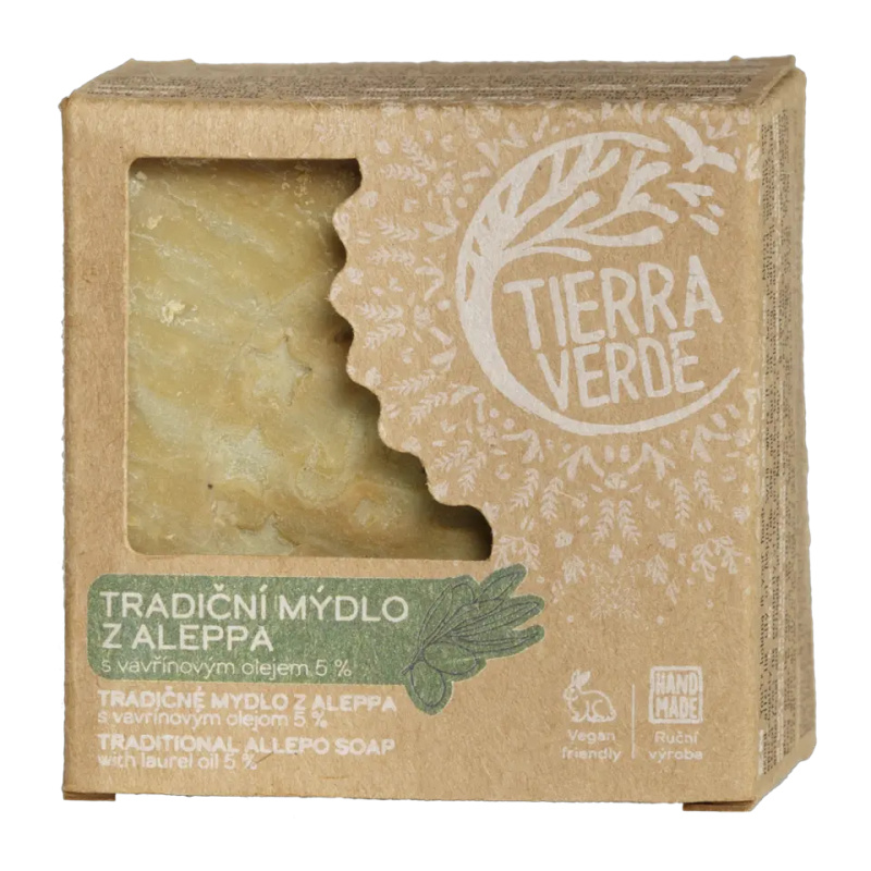 Tierra Verde – Mýdlo Aleppo 5 %, 190 g