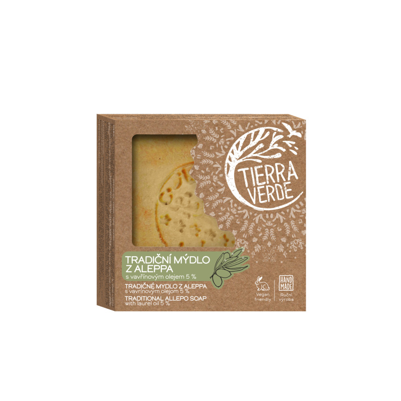 Tierra Verde – Mýdlo Aleppo 5 %, 190 g