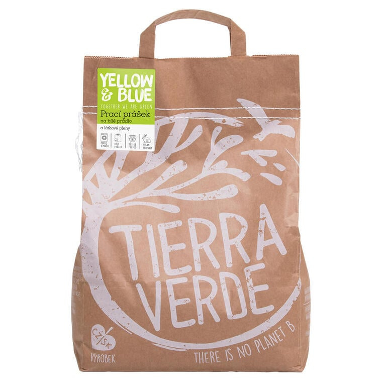 Tierra Verde – Prací prášek na bílé prádlo a pleny  5 kg