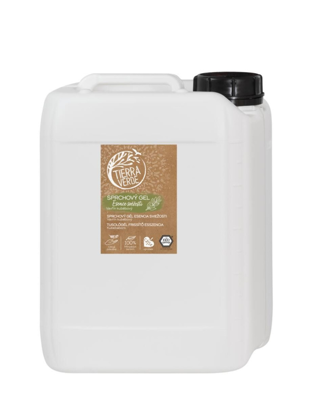 Tierra Verde – Sprchový gel Esence svěžesti, 5 l