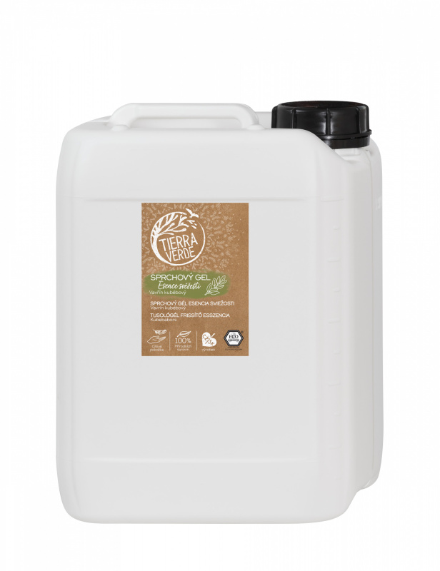 Tierra Verde – Sprchový gel Esence svěžesti, 5 l