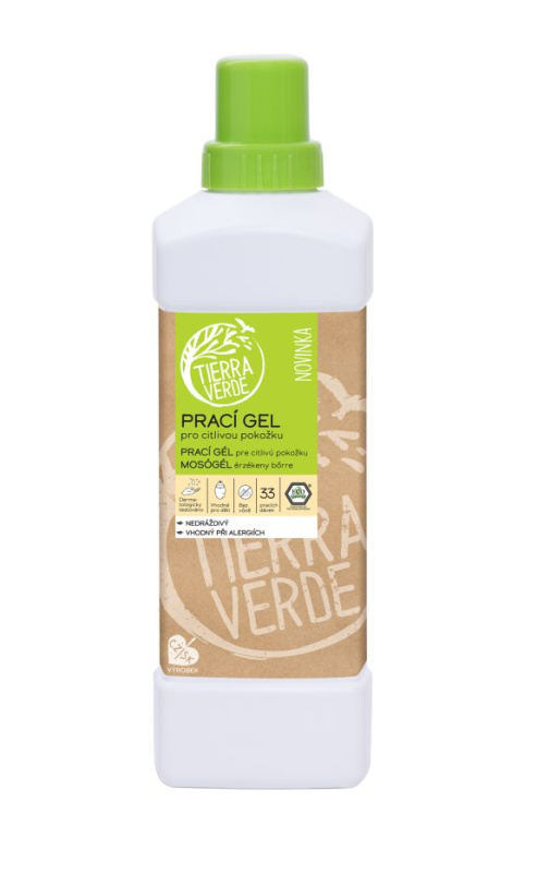 Tierra Verde – Prací gel bez vůně (Yellow & Blue), 1 l