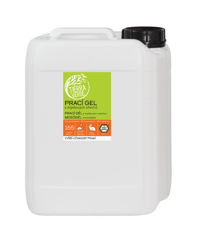 Tierra Verde – Prací gel pomeranč 5 l