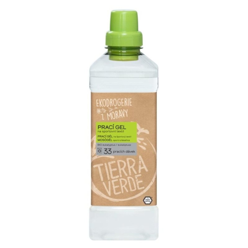 Tierra Verde Prací gel sport BIO eukalyptus, 1 l